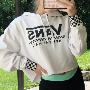 Vans crop top hoodie